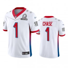 Miesten Cincinnati Bengals NFL Pelipaita Ja Marr Chase 1 Game Valkoinen 2022 AFC Pro Bowl